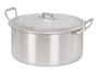 KINVARA Cacerola de Aluminio 30 cm, 10 L, Plata