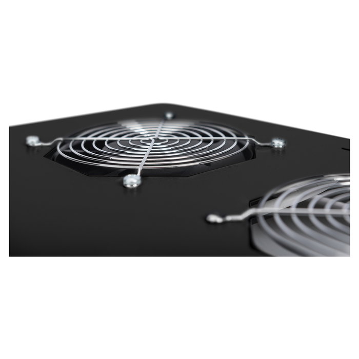 Digitus Unidad de refrigeración de techo Unique/Dynamic 2 ventiladores Negro
