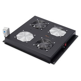 Digitus Unidad de refrigeración de techo Unique/Dynamic 2 ventiladores Negro
