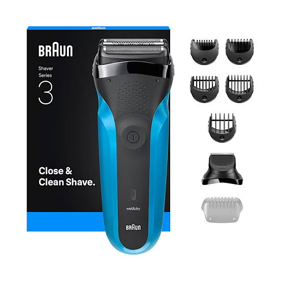 Braun Series 3 310BT Black on Blue Wet&Dry Braun Series 3 310BT Black on Blue Wet&Dry