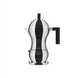 Alessi Pulcina MDL02/6 B Cafetera 6 Tazas Aluminio Fundido Negra Alessi Pulcina MDL02/6 B Cafetera 6 Tazas Aluminio Fundido Negra