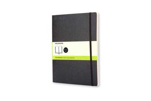 Cuaderno Moleskine Clasico Tapa Blanda 19X25 192H 70Gr. Lisa Con Goma Negra Cuaderno Moleskine Clasico Tapa Blanda 19X25 192H 70Gr. Lisa Con Goma Negra