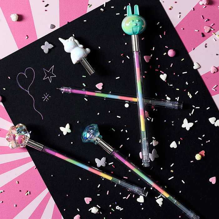 The Concept Factory Bolígrafo Multicolor Funny Colección My Funny Papet Modelos Surtidos Diamante Unicornio Pezuña Conejo Kawaii The Concept Factory Bolígrafo Multicolor Funny Colección My Funny Papet Modelos Surtidos Diamante Unicornio Pezuña Conejo Kawaii