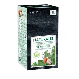 Neva Naturalis Tinte permanente para el cabello 1.0 Intense Black