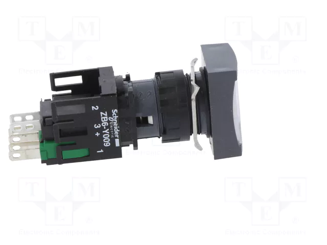 SCHNEIDER ELECTRIC Interruptor de presión Harmony XB6 16mm Blanco LED