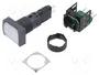 SCHNEIDER ELECTRIC Interruptor de presión Harmony XB6 16mm Blanco LED