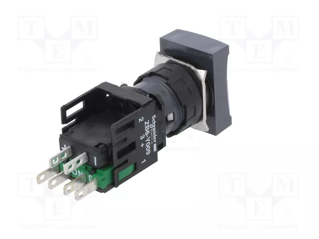 SCHNEIDER ELECTRIC Interruptor de presión Harmony XB6 16mm Blanco LED