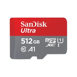 SanDisk Ultra MicroSDXC 512 GB UHS-I Clase 10 A1 con Adaptador SD SDSQUNR-512G-GN6TA