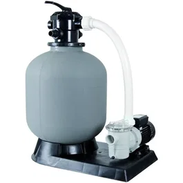 Ubbink Kit de filtración de arena para piscinas 6m³/h Válvula 6 vías Bomba Poolmax TP50