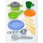 Molto Cocina con lámpara verde