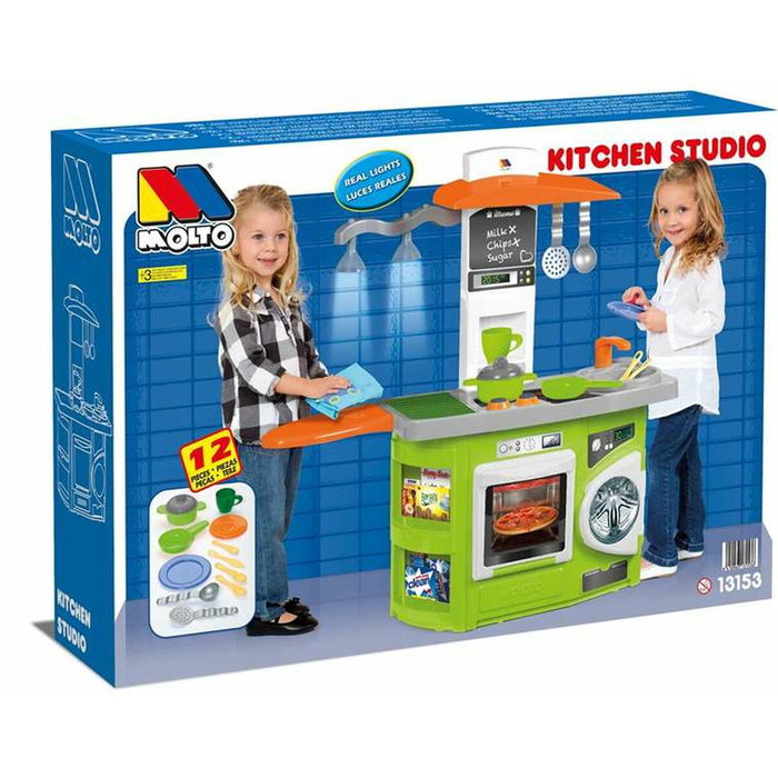 Molto Cocina con lámpara verde Molto Cocina con lámpara verde