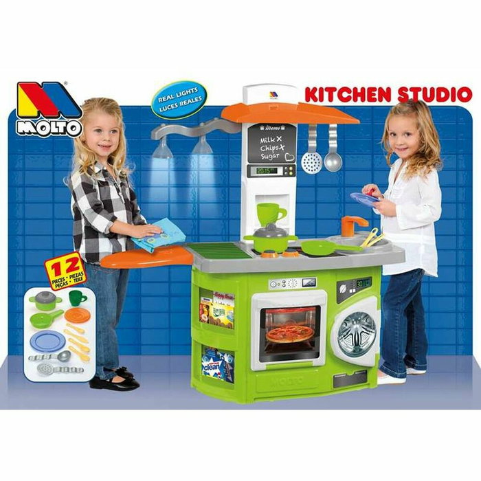 Molto Cocina con lámpara verde Molto Cocina con lámpara verde