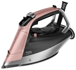 Beko SIM8130P Plancha de vapor 3000W SoftGlide 55g/min 270g/min golpe de vapor rosa