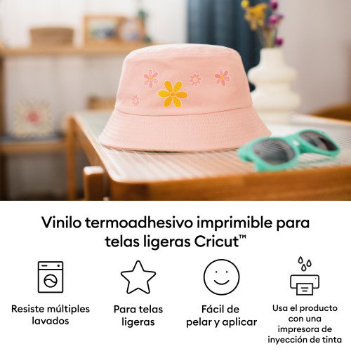 Cricut Printable Iron-On para telas brillantes A4 - 5 hojas Cricut Printable Iron-On para telas brillantes A4 - 5 hojas