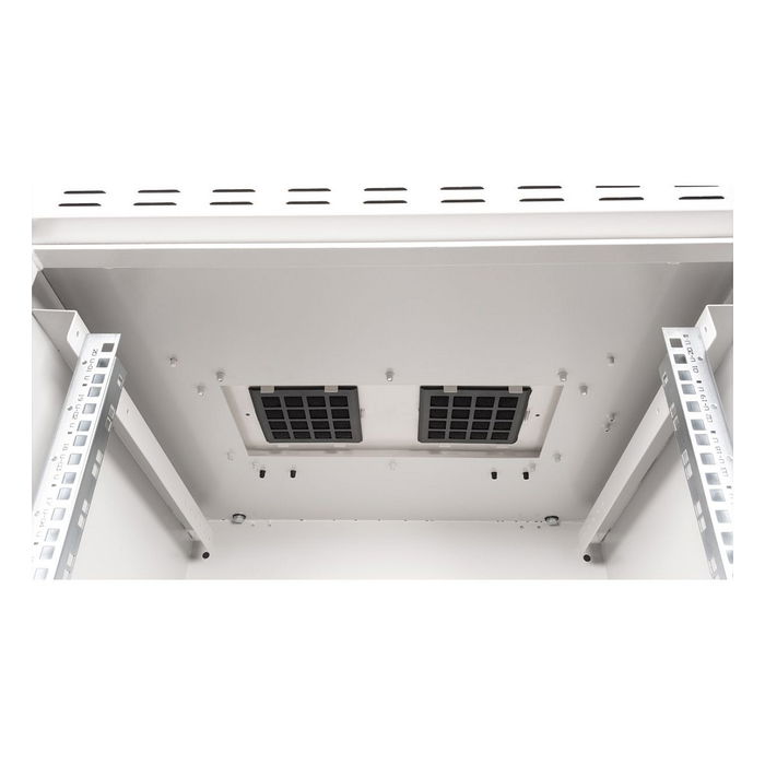 ROLINE 26.21.0091 Bastidor de Pared 20U IP55 de Acero Gris - Para Rack 19 pulgadas, 600x600 mm, Profundidad ajustable 26-53.5 cm, Capacidad 58 kg