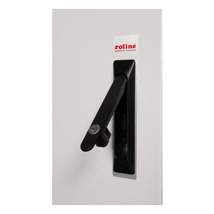 ROLINE 26.21.0091 Bastidor de Pared 20U IP55 de Acero Gris - Para Rack 19 pulgadas, 600x600 mm, Profundidad ajustable 26-53.5 cm, Capacidad 58 kg