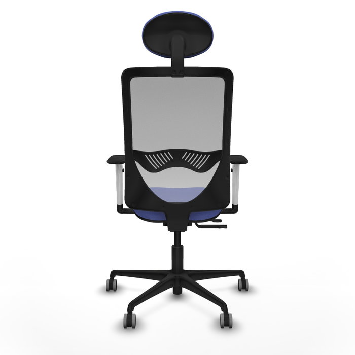 PIQUERAS Y CRESPO Silla de oficina Zulema con mecanismo Sincro/Traslack, Azul claro y Gris PIQUERAS Y CRESPO Silla de oficina Zulema con mecanismo Sincro/Traslack, Azul claro y Gris