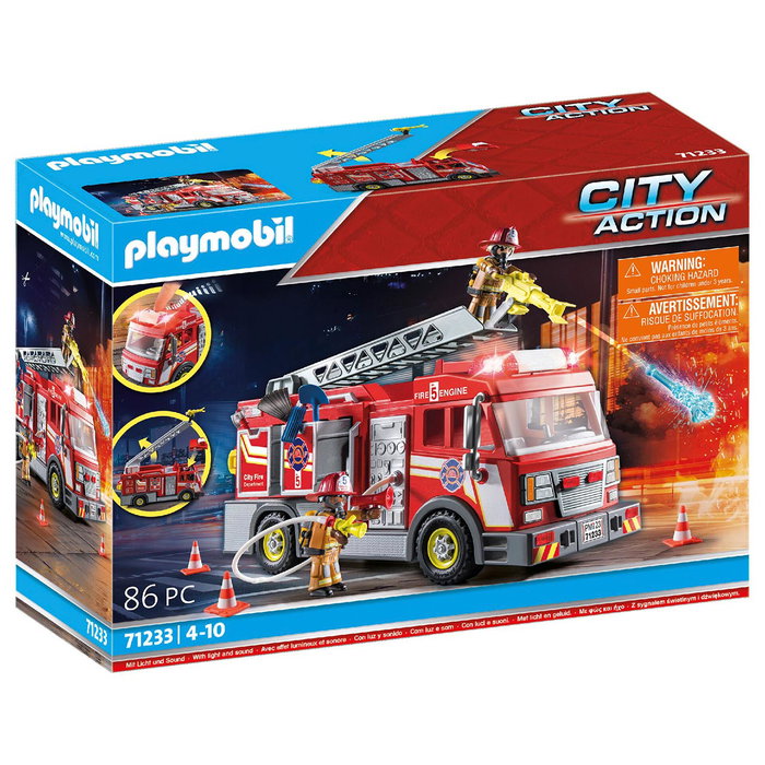 PLAYMOBIL Camión de Bomberos City Action 71233 PLAYMOBIL Camión de Bomberos City Action 71233