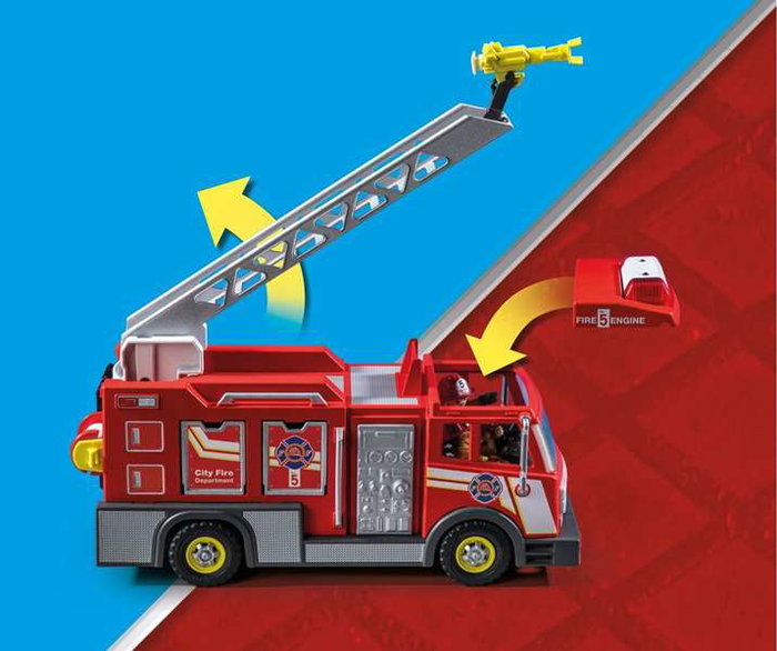 PLAYMOBIL Camión de Bomberos City Action 71233