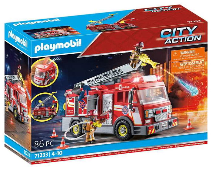 PLAYMOBIL Camión de Bomberos City Action 71233