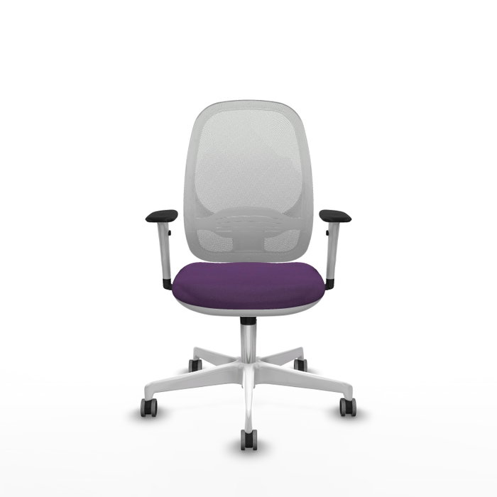 PIQUERAS Y CRESPO Silla de oficina Cilanco Morada y Blanca PIQUERAS Y CRESPO Silla de oficina Cilanco Morada y Blanca