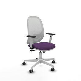 PIQUERAS Y CRESPO Silla de oficina Cilanco Morada y Blanca