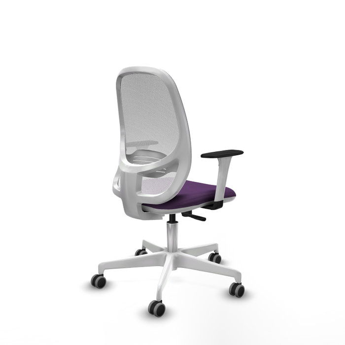 PIQUERAS Y CRESPO Silla de oficina Cilanco Morada y Blanca PIQUERAS Y CRESPO Silla de oficina Cilanco Morada y Blanca