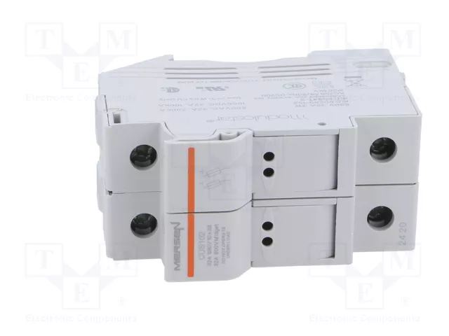 MERSEN Base de fusible 10x38mm 2 polos