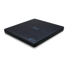 Hitachi-LG Data Storage Grabadora Blu-Ray Portátil Slim HLDS BP55EB40 - Externo USB 2.0 Negro, Compatible con Tableta y Windows 10