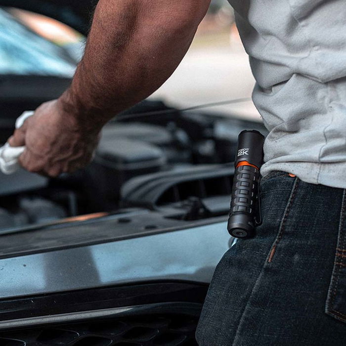 Nebo Torchy 2K Linterna LED Recargable USB, 2000 Lúmenes, 5 Modos, IPX6 Resistente al Agua, Base Magnética, Clip, Aluminio Aeronáutico, Negro/Naranja Nebo Torchy 2K Linterna LED Recargable USB, 2000 Lúmenes, 5 Modos, IPX6 Resistente al Agua, Base Magnética, Clip, Aluminio Aeronáutico, Negro/Naranja