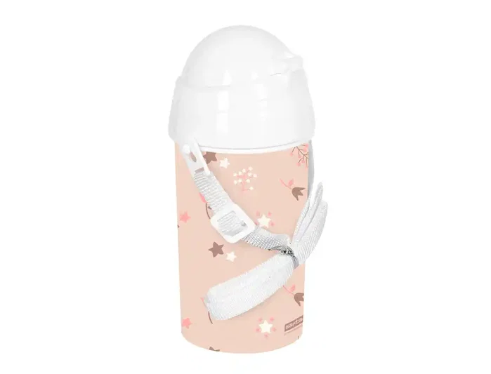 Safta Botella portalíquidos preescolar 500 ml con apertura automática y pajita