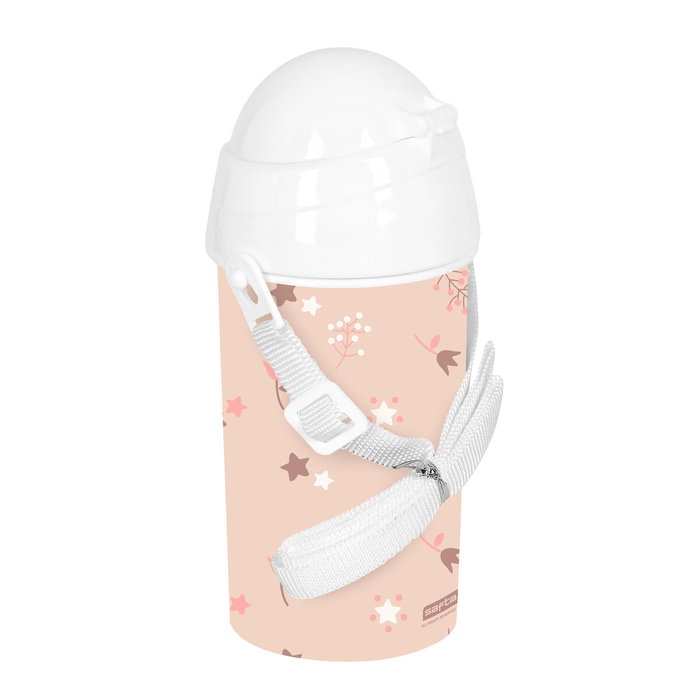 Safta Botella portalíquidos 500 ml con apertura automática y pajita preescolar Safta Botella portalíquidos 500 ml con apertura automática y pajita preescolar