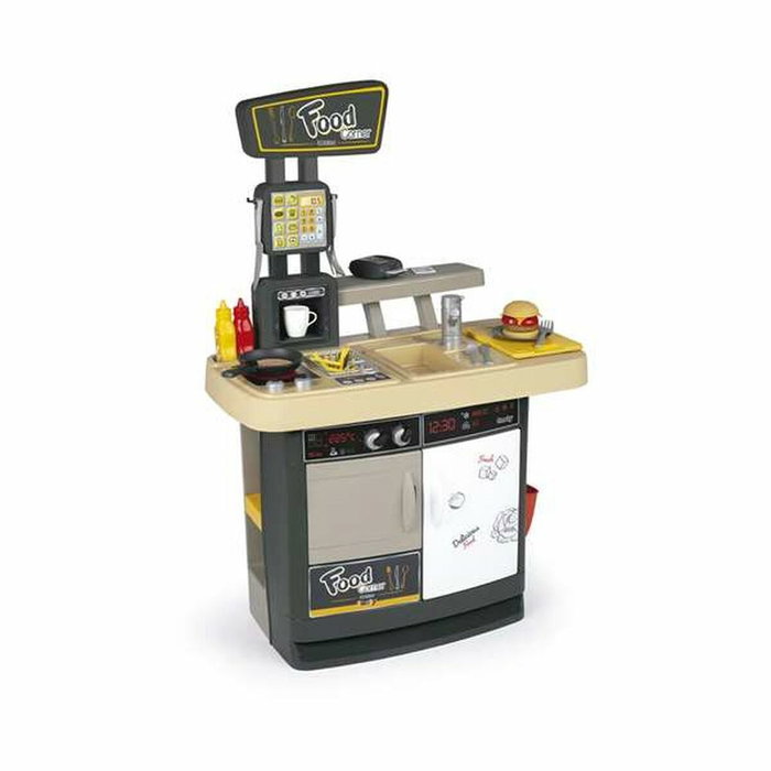 Smoby Food Corner Restaurant con lector CB y 29 accesorios Smoby Food Corner Restaurant con lector CB y 29 accesorios