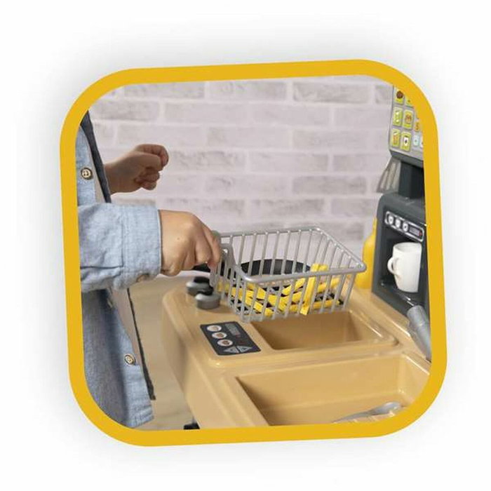 Smoby Food Corner Restaurant con lector CB y 29 accesorios Smoby Food Corner Restaurant con lector CB y 29 accesorios