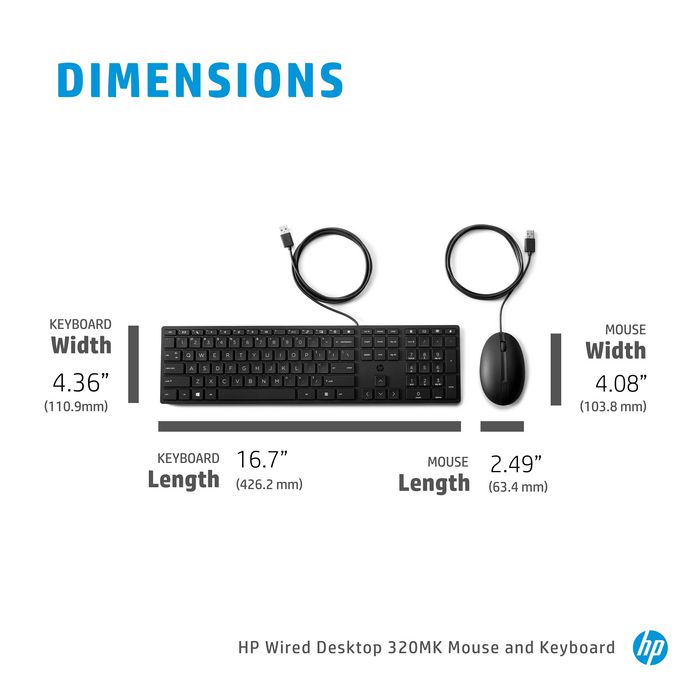 HP 320MK Standard con teclado mecánico y ratón negro (9SR36AAAC3)推进