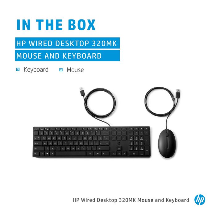 HP 320MK Standard con teclado mecánico y ratón negro (9SR36AAAC3)推进