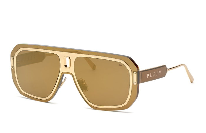 Philipp Plein SPP050-99300G con detalles dorados y cristal marrón Philipp Plein SPP050-99300G con detalles dorados y cristal marrón