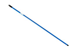 Mango de plástico azul de 140 cm con rosca de 22 Ø para escoba o fregona