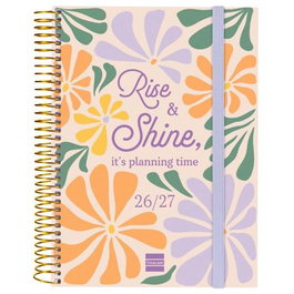 Finocam Agenda Secundaria Shine Curso 2026-2027 Espiral 155x212mm