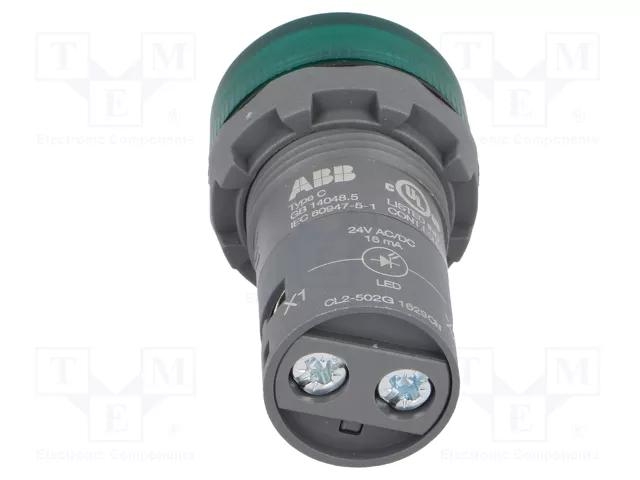 ABB Lámpara de control CL2 verde Ø22mm ABB Lámpara de control CL2 verde Ø22mm