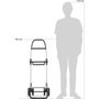 Rolser Carro de la compra i-max mf 4 ruedas plegable negro 43L