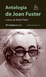 Antologia de Joan Fuster, Vicent Terol - ONADA EDICIONS