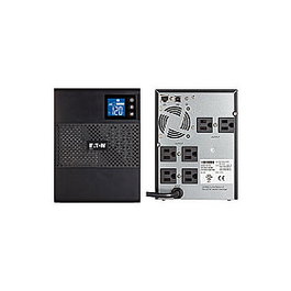 Eaton 5SC 700 USV SAI 700VA / 525W, Line-interactivo, 120V, NEMA 5-15P, 6 Salidas, Modelo EE.UU., Torre Negra