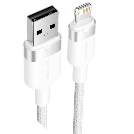 Vention Cable USB Lightning Macho a Lightning Macho 480Mbps 1m Blanco Vention Cable USB Lightning Macho a Lightning Macho 480Mbps 1m Blanco