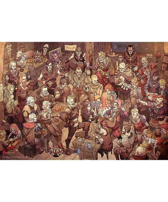 The Witcher Puzzle Birthday (1000 piezas) The Witcher Puzzle Birthday (1000 piezas)