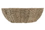 DKD Home Decor Set de 3 Centros de Mesa en Seagrass y Metal Natural