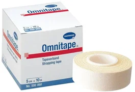 Hartmann Omnitape Esparadrapo Inelástico de Alta Adhesividad para Vendajes, 2 cm x 10 m