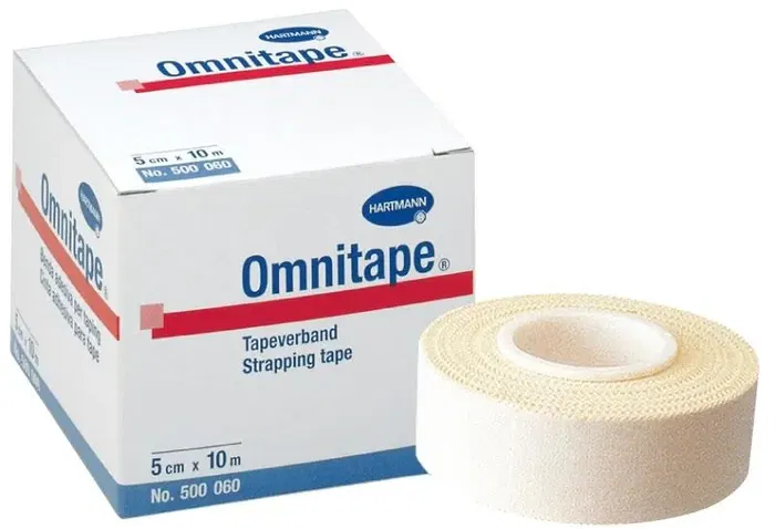 Hartmann Omnitape Esparadrapo Inelástico de Alta Adhesividad para Vendajes, 2 cm x 10 m Hartmann Omnitape Esparadrapo Inelástico de Alta Adhesividad para Vendajes, 2 cm x 10 m