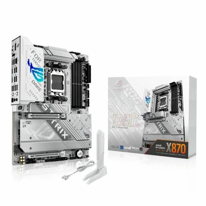 ASUS ROG Strix X870-A Gaming WiFi AMD AM5 ATX Aluminio ASUS ROG Strix X870-A Gaming WiFi AMD AM5 ATX Aluminio
