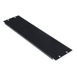ROLINE Placa ciega de 48,26 cm para 19 pulgadas, 3U, negro
